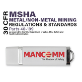Mancomm 30 CFR: Parts 40-199: MSHA Metal/Non-Metal Mining Regulations, January 2024